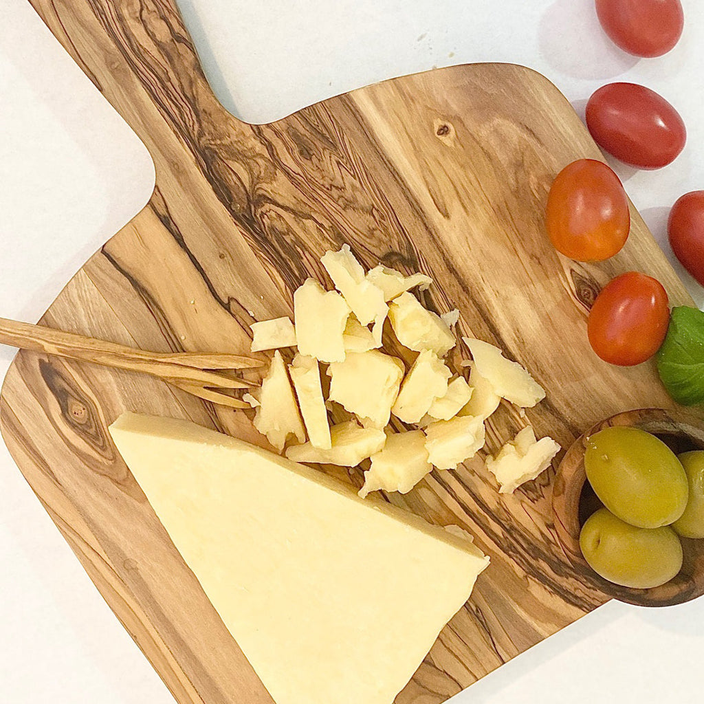 Small Wooden Cheese Board | Mini Natural Wood Serving & Snack Board