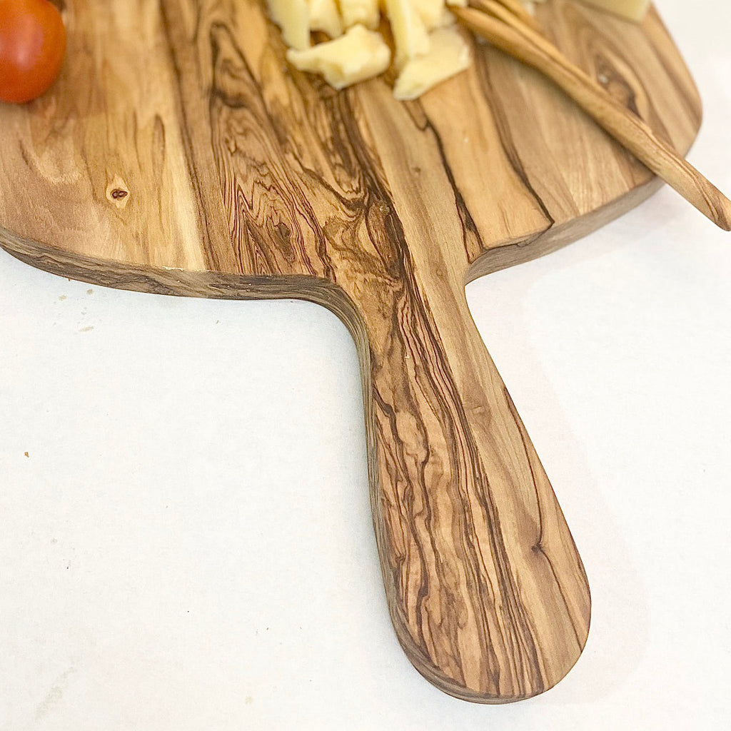 Small Wooden Cheese Board | Mini Natural Wood Serving & Snack Board