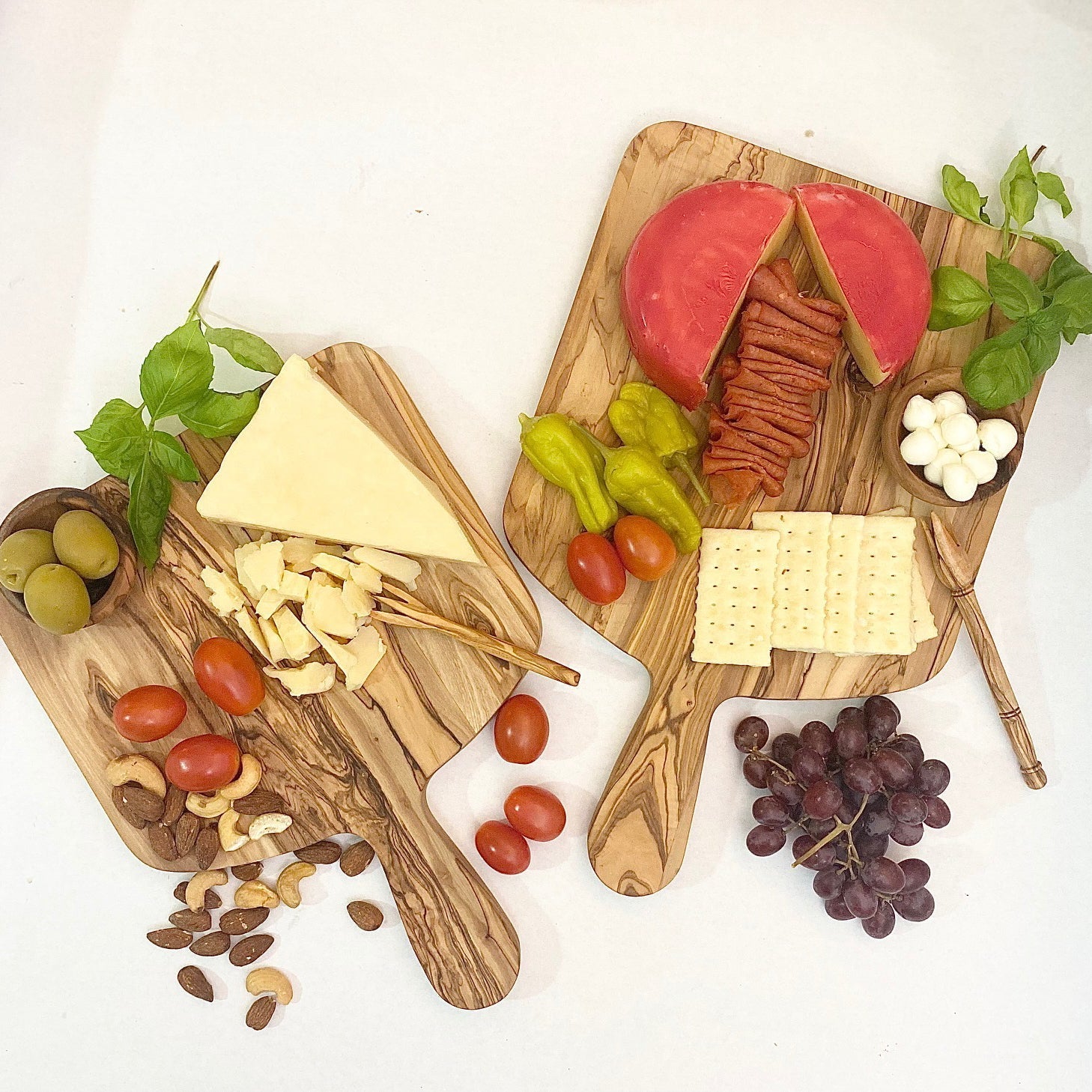 Small Wooden Cheese Board | Mini Natural Wood Serving & Snack Board