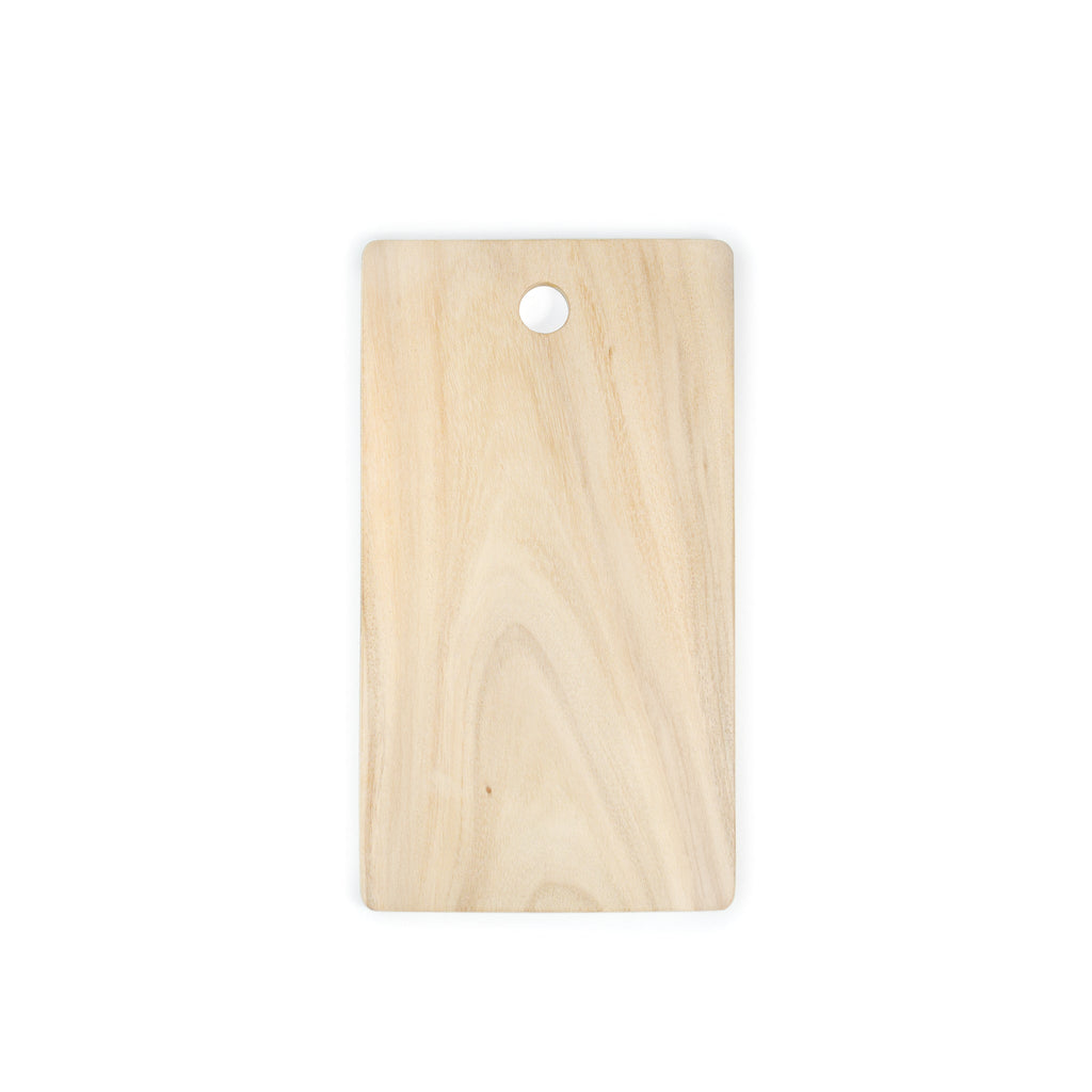 Simple Wooden Cutting Board | Natural Wood Kitchen Prep Board